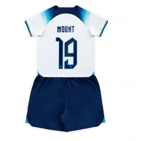 Baby Fußballbekleidung England Mason Mount #19 Heimtrikot WM 2022 Kurzarm (+ kurze hosen)